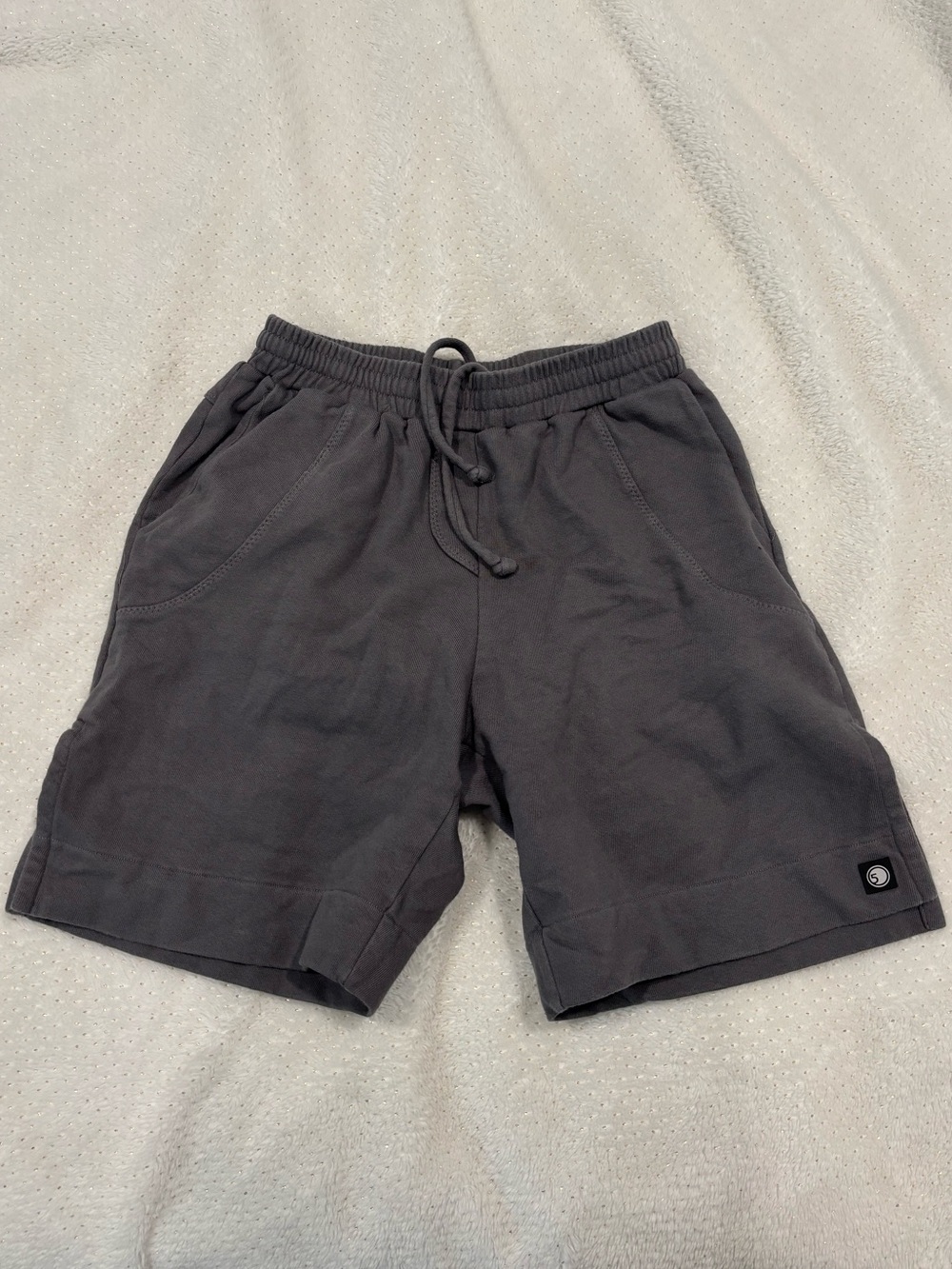 Charcoal Drawstring Casual Shorts five the label